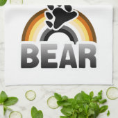 BÄRN-REGENBOGEN-FLAGGE HANDTUCH (Gefaltet)