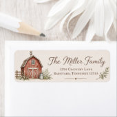 Barn Return Address Label (Insitu)