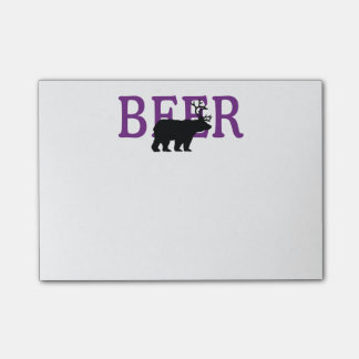 Bärn-Rotwild-oder Bier-Ikonen-Art Post-it Klebezettel