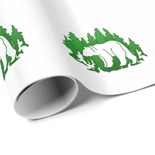 Bärn-Silhouette Geschenkpapier (Rolleneckpunkt)