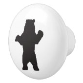 Bärn-Silhouette-Keramik-Griff Keramikknauf (Rechts)