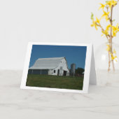 Barn & Silo Karte (Gelbe Blume)