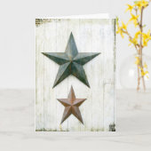 Barn Stars Karte (Gelbe Blume)