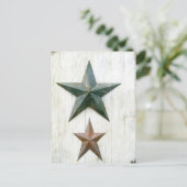Barn Stars Postkarte (Stehend Vorderseite)