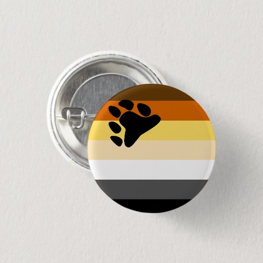 Bärn-Stolz-Flaggenknopf Button (Vorne & Hinten)