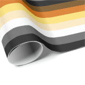 BÄRN-STOLZ-GESTREIFTES HORIZONTALES - 2014 GESCHENKPAPIER (Rolleneckpunkt)