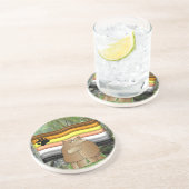 Bärn-Stolz im Holz-Untersetzer Sandstein Untersetzer (Seite)