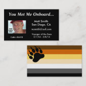 Bärn-Stolz-Kreuzfahrt-Karte Telefonnummerkarte (Vorne/Hinten)