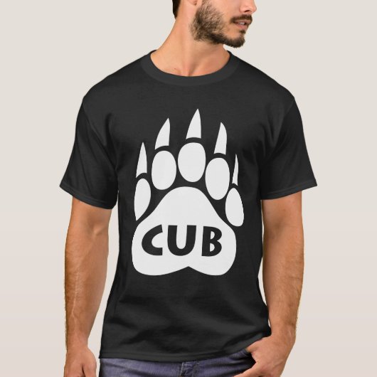 Bärn-Stolz-Tatzen-T - Shirt "CUB" Text (Vorderseite)