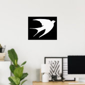 Barn Swallow Poster (Heimbüro)