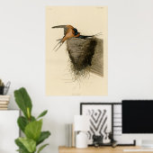 Barn Swallow Poster (Heimbüro)
