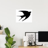 Barn Swallow Poster (Heimbüro)