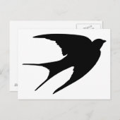 Barn Swallow Postkarte (Vorne/Hinten)
