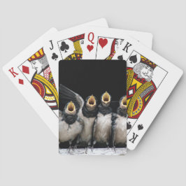 Barn Swallow Singing Spielkarten