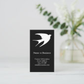 Barn Swallow Visitenkarte (Stehend Vorderseite)