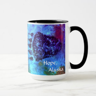 Bärn-Tatzen auf Blau - kundenspezifische Hoffnung Tasse