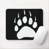 Bärn-Tatzen-Silhouette Mousepad (Mit Mouse)