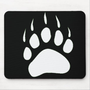 Bärn-Tatzen-Silhouette Mousepad