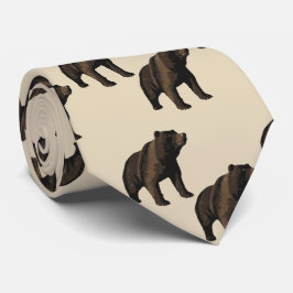 Bärn-Team-Maskottchen auf irgendeiner Farbkrawatte Krawatte