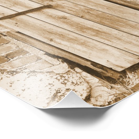 BARN TÜR FOTODRUCK (Ecke)