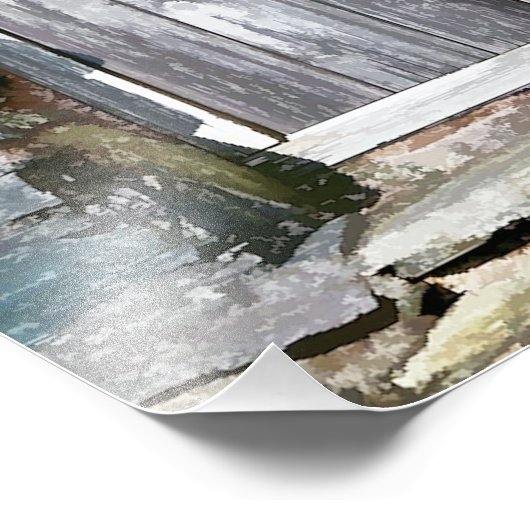 BARN TÜR FOTODRUCK (Ecke)