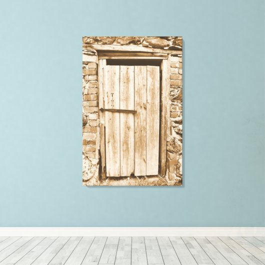 BARN TÜR LEINWANDDRUCK (Insitu (Holzboden))