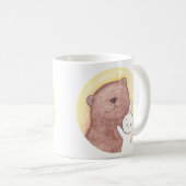 Bärn-u. Häschen-glückliche Kaffeetasse (VorderseiteRechts)