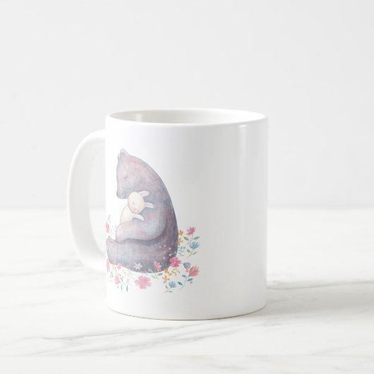 Bärn-u. Häschen Tassen-Bärn-und Kaffeetasse (Vorderseite Links)