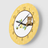 Bärn-und Bienen-Uhr Große Wanduhr (Winkel)
