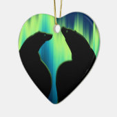 Bärn-Verzierungs-personalisierte Keramik Ornament (Links)