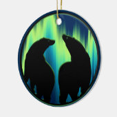 Bärn-Verzierungs-personalisierte Keramikornament (Links)