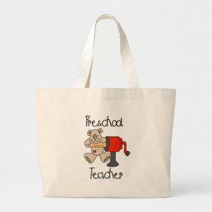 Bärn-Vorschullehrer-T-Shirts und Geschenke Jumbo Stoffbeutel