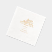 Barn Wedding Servietten Mit Folie (Links)