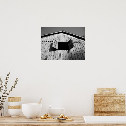 Barn Window's Open Poster (Küche)
