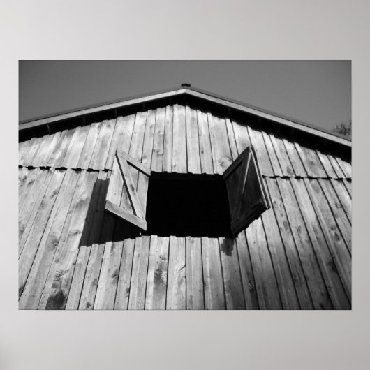 Barn Window's Open Poster (Vorne)