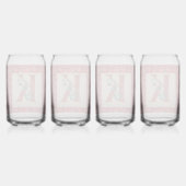 Barn Wood & Bandana Letter K Dosenglas (Hinten)