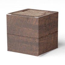 Barn Wood Bears Country Wedding Box