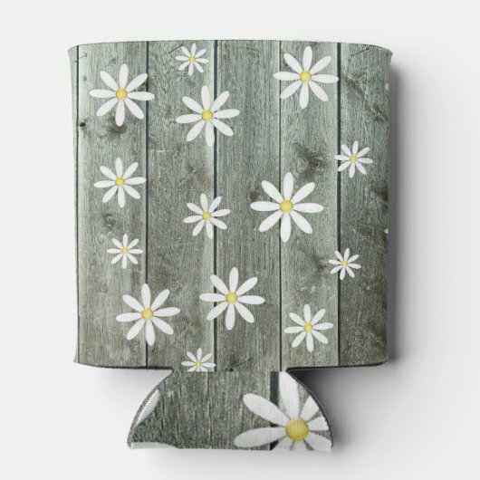 Barn wood Daisy Dosenkühler (Rückseite)