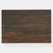 Barn Wood + Gipskraut Jar Wedding Gästebuch (Rückseite)