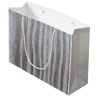 Barn Wood Gray Große Geschenktüte