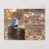Barn Wood | Leuchtenreihe Foto Save the Date