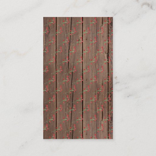 Barn Wood New Zuhause Holiday | Ankündigung der Be (Rückseite)