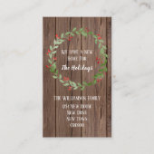 Barn Wood New Zuhause Holiday | Ankündigung der Be (Vorderseite)