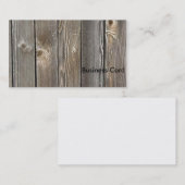 Barn Wood Visitenkarte (Vorne/Hinten)