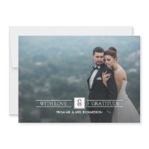 Barn Wood Wedding danke Ihnen Foto Cards