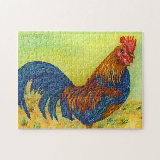 Barn Yard Rooster Puzzle (Horizontal)