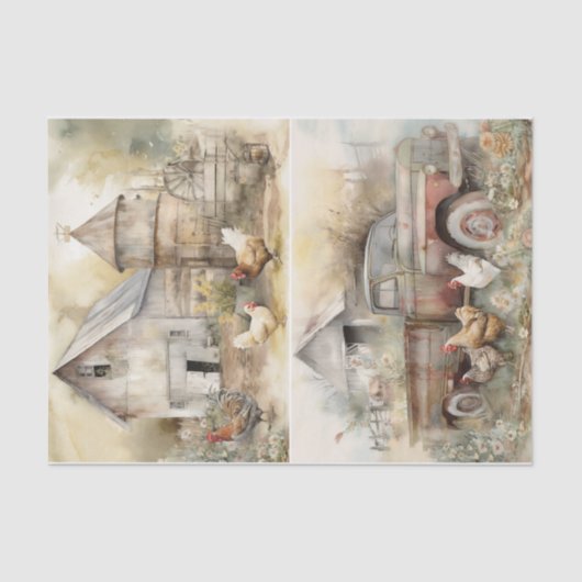 Barn Yard Seidenpapier (Vorderseite)