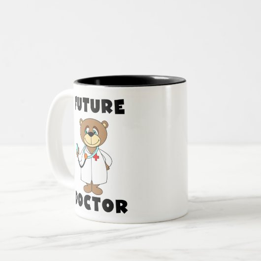 Bärn-Zukunft-Doktor Zweifarbige Tasse (Vorderseite Links)