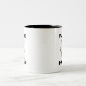 Bärn-zukünftiger Doktor Tshirts und Geschenke Zweifarbige Tasse (Mittel)