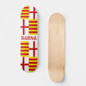 Barna - Flagge von Barcelona Skateboard (Vorderseite)